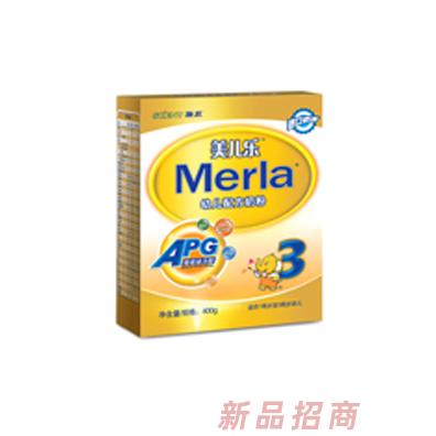 美兒樂幼兒配方奶粉進口奶源3段400g