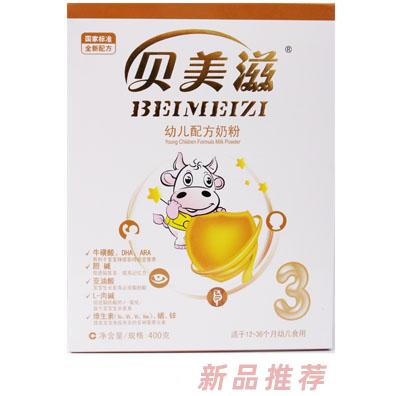 貝美滋幼兒配方奶粉3段白色盒裝