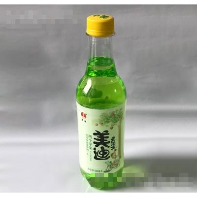 美迪老汽水蘋果味汽水500毫升