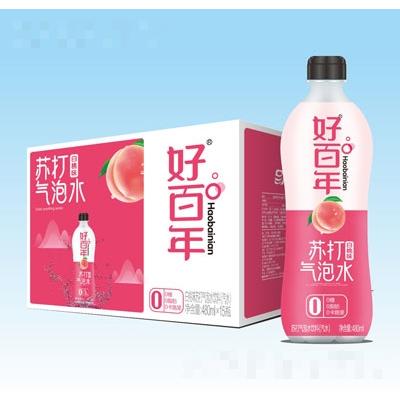 好百年氣泡蘇打水白桃味480mlX15瓶