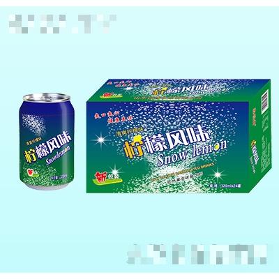鑫銳青檸檬風味碳酸飲料320mlx24罐