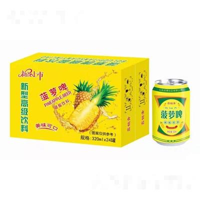 鑫銳青菠蘿啤碳酸飲料320mlX24