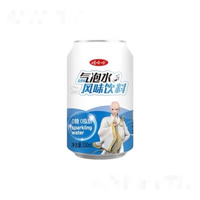 娃哈哈氣泡水風味飲料乳酸味330ml24罐