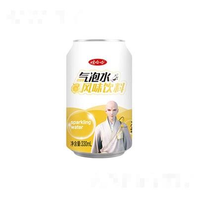 娃哈哈氣泡水風味飲料柑橘味330mlX24罐