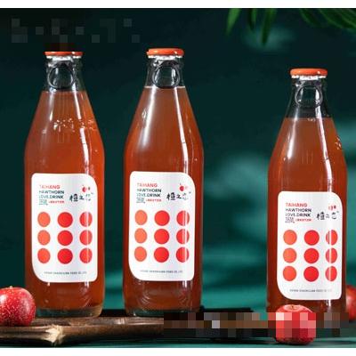 楂之戀山楂味含氣飲料285ml（瓶裝）