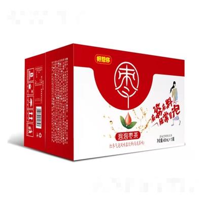 好想你泡泡棗茶紅棗氣泡風味鹽飲料（烏龍茶味）其他型碳酸飲料480mlX15瓶箱裝飲料招商