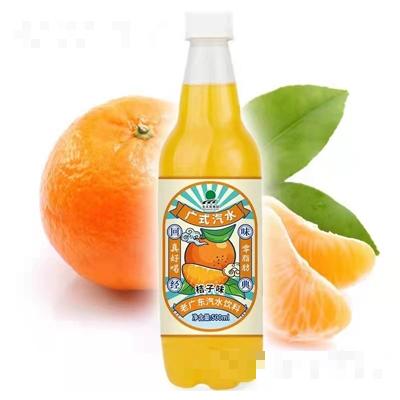 北大荒廣式汽水老廣東汽水飲料桔子味500ml