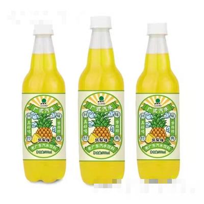 北大荒廣式汽水老廣東汽水飲料鳳梨味pet瓶裝500ml