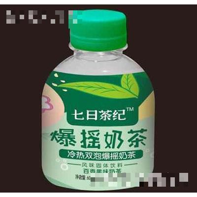 七日茶紀爆搖奶茶百香果味60g