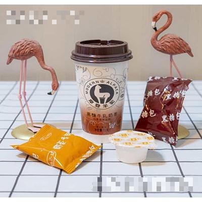 摩登羊駝黑糖牛乳奶茶