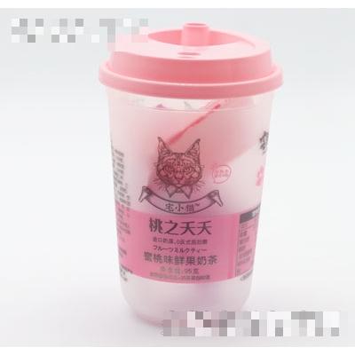 宅小貓蜜桃味鮮果奶茶
