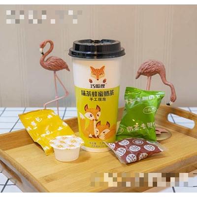 巧狐貍抹茶蜂蜜手工現泡奶茶