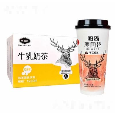 嗨赳赳牛乳奶茶紅豆味1X20杯