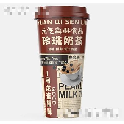 元氣森林食品珍珠奶茶烏龍蜜桃味