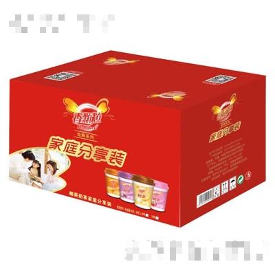 香顆粒椰果奶茶家庭分享裝