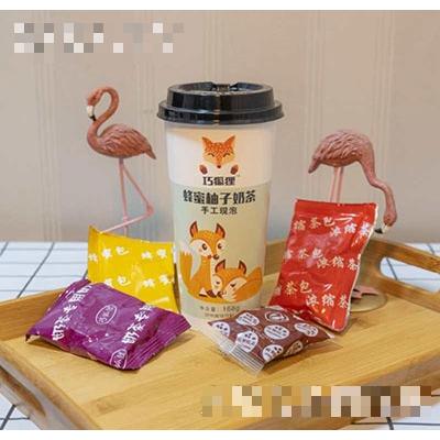 巧狐貍蜂蜜柚子手工現泡奶茶