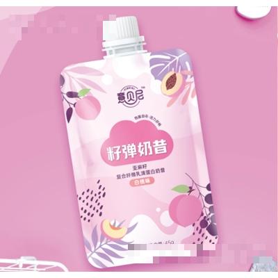 意貝尼籽彈奶昔亞麻籽復合纖維乳清蛋白奶昔白桃味45克