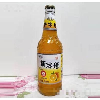 友德新冰橙碳酸飲料