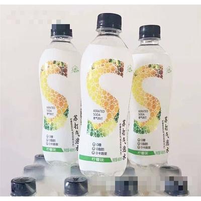 永樂源含氣蘇打蘇打氣泡水檸檬味480毫升