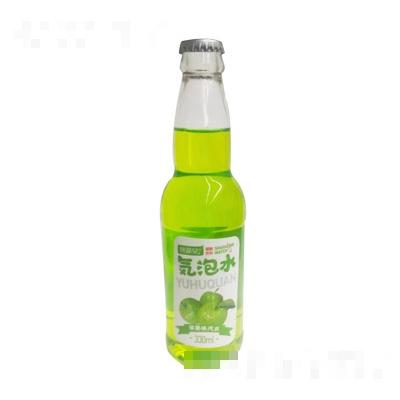 譽湖泉氣泡水蘋果味汽水瓶裝330ml