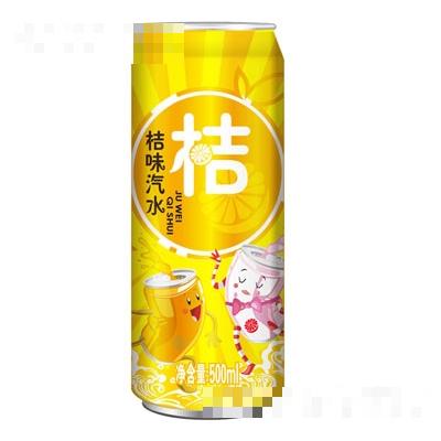 王老吉桔味汽水500毫升罐裝