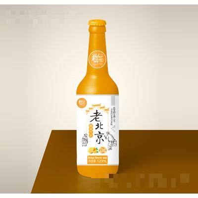 咔哇潮老北京橙味汽水520毫升