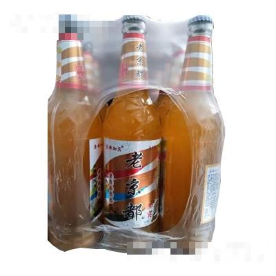 老京都加賓冰橙味玻璃瓶汽水580ml（多瓶）