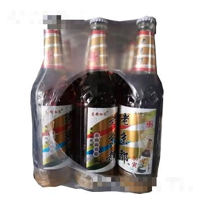 老京都加賓香檳味汽水玻璃瓶汽水580ml（多瓶）