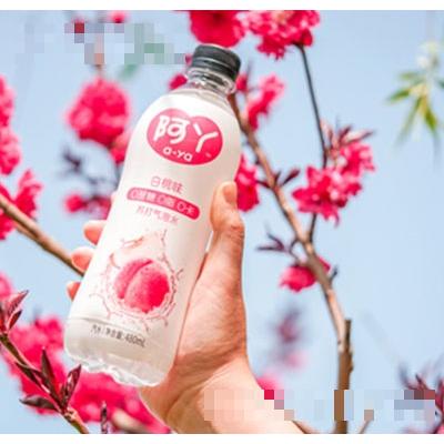 阿丫白桃味蘇打氣泡水480毫升