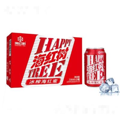 海紅樹冰榨海紅蜜碳酸飲料330mlx24