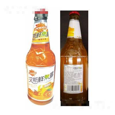 漢斯果多冰橙味碳酸飲料