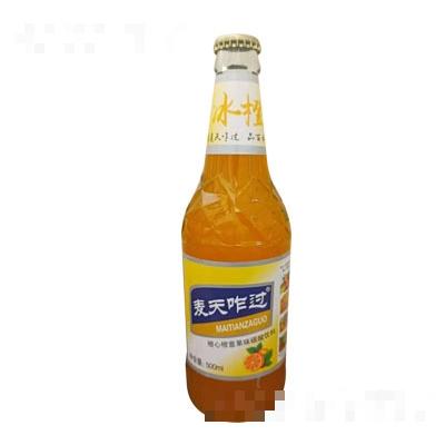 麥天咋過橙心橙意果味碳酸飲料