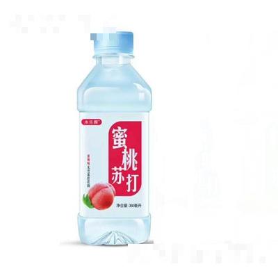 永樂源蜜桃蘇打水350毫升