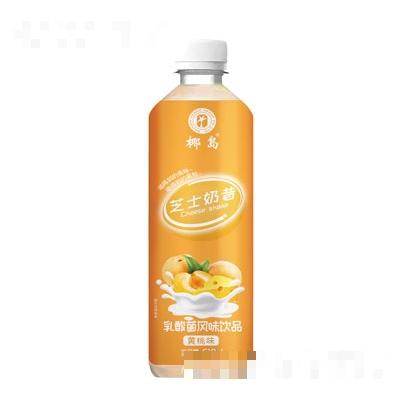 椰島芝士奶昔乳酸菌風味飲品黃桃味518ml