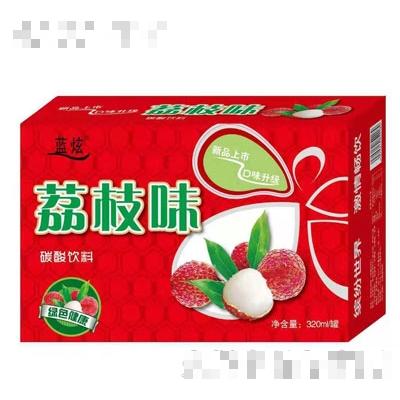 藍炫荔枝味碳酸飲料（箱裝）