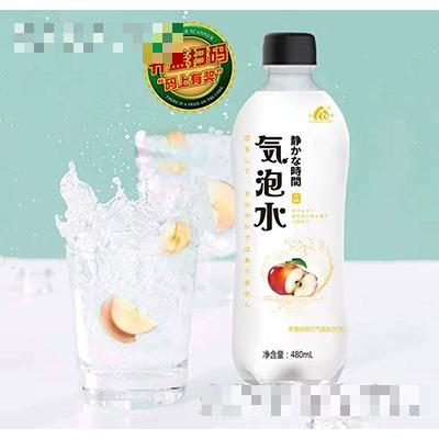龍旺蘋果味蘇打氣泡水480ml