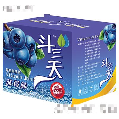 斗三天藍莓味500mlx15瓶維生素飲料