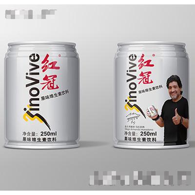 250ml紅冠果味維生素飲料