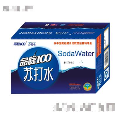 命脈100無糖蘇打水箱裝