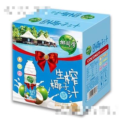 椰同學生榨椰汁植物蛋白飲品1.25kgx6瓶
