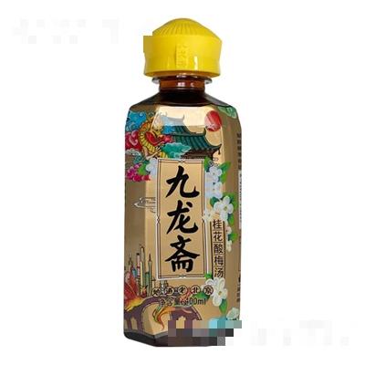 九龍齋塑料瓶桂花酸梅湯400ml地道老北京飲料