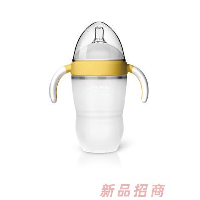 小袋鼠巴布小蜜桃硅膠奶瓶BP-854-03