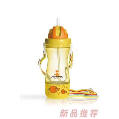 小袋鼠巴布多功能零食盒水壺400ml黃色