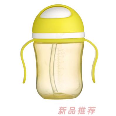 小蘋果吸管水杯 黃色