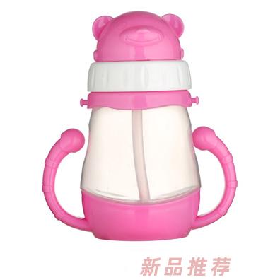 小蘋果吸管水杯 粉色