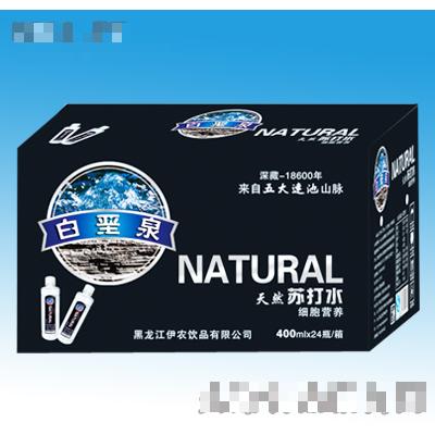 白堊泉天然蘇打水黑箱