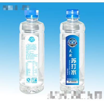 白堊泉瓶代標藍色蘇打水