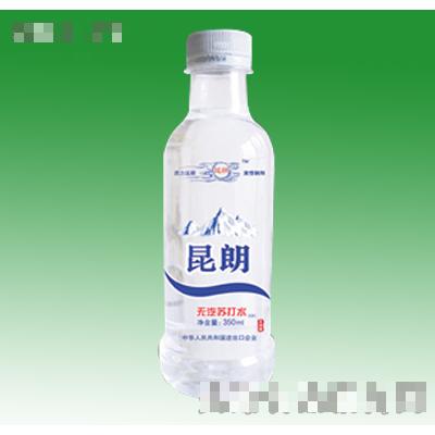 350ml昆朗無汽蘇打水藍瓶