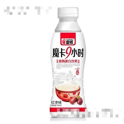 富旺魔卡9小時植物蛋白飲料紅棗味500ml