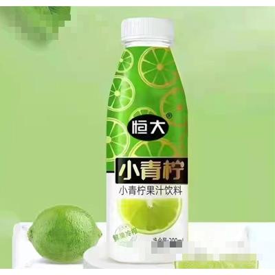 恒大小青檸汁飲料300ml夏季冷飲2022餐飲飲品批發代理